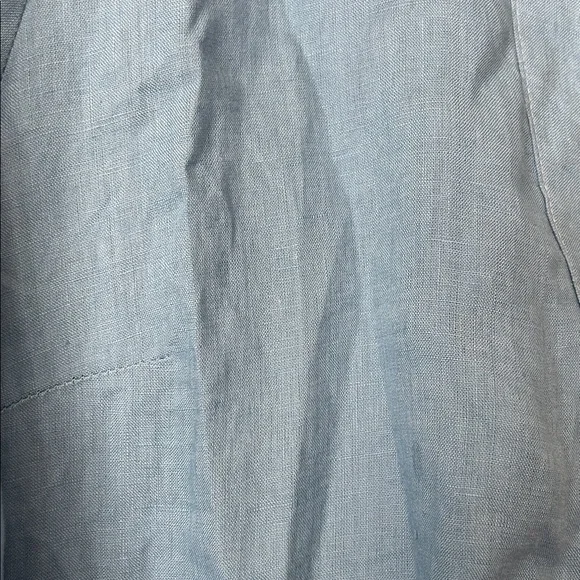 Veronica Beard Sky Blue Linen Long Sleeve Shirt Dress **Size 6** 🌸🌸 - Picture 6 of 6